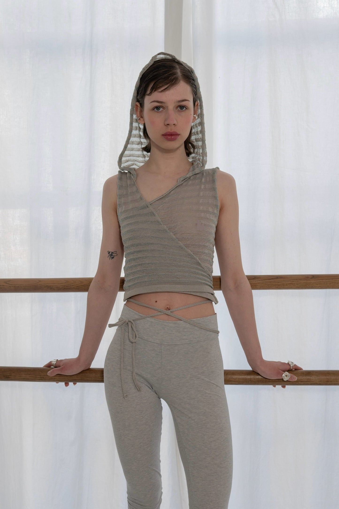 wrap hoodie