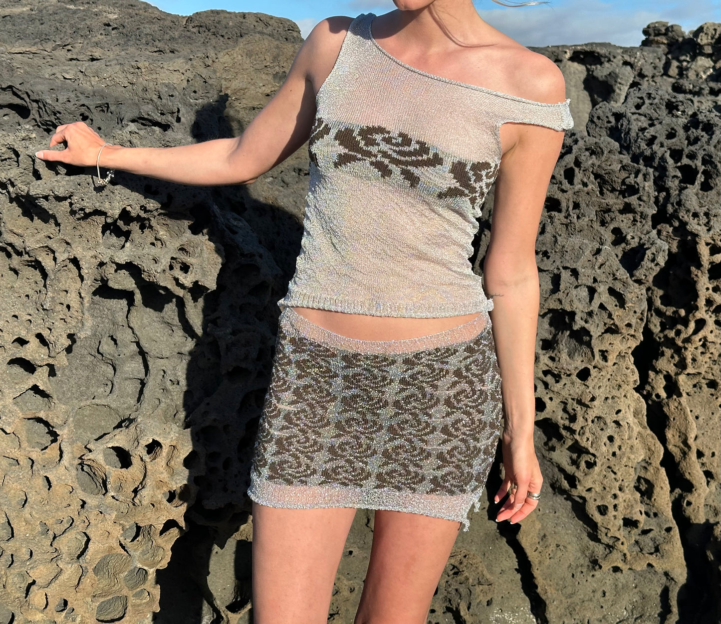 jacquard skirt
