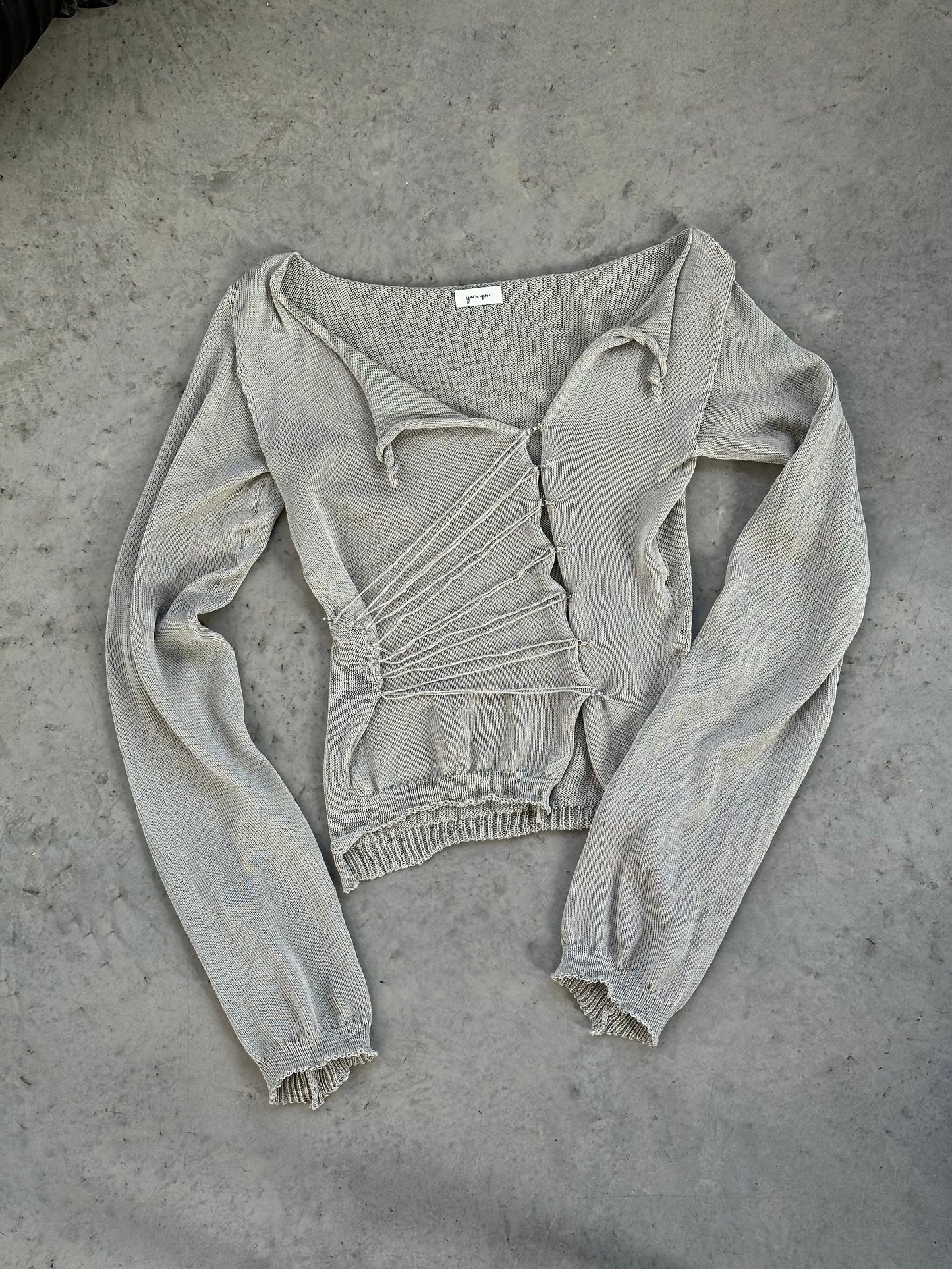 asymmetrical cardigan